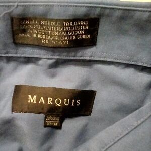 Marquis Men Made in Korea  Dress Shirt